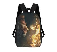 sinyumoney 3D Printed The Fire Inside School Bag Boys Girls Children's 17inch Backpack School Backpack Casual Fashion Backpack for in School Or Travel