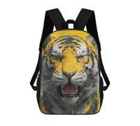 sinyumoney 3D Printed Tiger Roar Art Print School Backpack for Kids Children's 17inch Backpacks Boy Girl Book Bags Kids School Bag