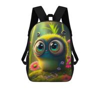 sinyumoney 3D Printed Whimsical Forest Creature -2 Children Backpacks Kids Cute School Backpack Outdoor Casual Daypack for Boys Middle School Students 17inch