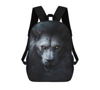 sinyumoney 3D Printed Wild Withe Lion Halloween Children School Bookbags Fashion Rucksack Casual Travel Children's Backpacks Large Capacity Daypack for Boys Girls 17inch