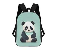 sinyumoney 3D Printing Adorable Panda Children School Backpacks Boys Bookbags Big Capacity Bookbag Travel Backpack Daypacks 17inch