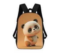 sinyumoney 3D Printing Cute Baby White Panda Children School Backpacks Boys Bookbags Big Capacity Bookbag Travel Backpack Daypacks 17inch
