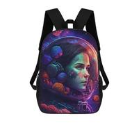 sinyumoney 3D Printing DREAMER Children School Backpacks Boys Bookbags Big Capacity Bookbag Travel Backpack Daypacks 17inch