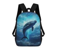 sinyumoney 3D Printing Ethereal Exploration Children School Backpacks Boys Bookbags Big Capacity Bookbag Travel Backpack Daypacks 17inch
