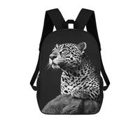 sinyumoney 3D Printing Fashion Knapsack Kids Amazon Jaguar Portrait Rucksack Boys School Backpack for Girls Elementary School Bags Bookbag Teens 17inch