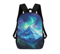sinyumoney 3D Printing Fashion Knapsack Kids Enchanted Mountain Landscape Rucksack Boys School Backpack for Girls Elementary School Bags Bookbag Teens 17inch