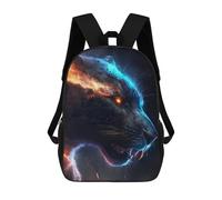 sinyumoney 3D Printing Fashion Knapsack Kids Magical Tiger Rucksack Boys School Backpack for Girls Elementary School Bags Bookbag Teens 17inch