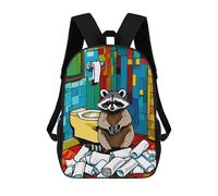 sinyumoney 3D Printing Fashion Knapsack Kids Your Butt Napkins Napkins Rucksack Boys School Backpack for Girls Elementary School Bags Bookbag Teens 17inch