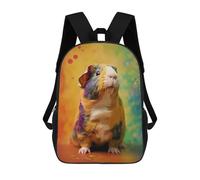 sinyumoney 3D Printing Guinea Pig Animals Children School Backpacks Boys Bookbags Big Capacity Bookbag Travel Backpack Daypacks 17inch