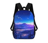 sinyumoney 3D Printing Kids Backpack Anime Snow Galaxy Serenity Daypacks Book Bag Fashion Book Bag Casual Daypacks for School Boys And Girls 17inch