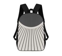 sinyumoney 3D Printing Kids Backpack Geometric Lines XII Daypacks Book Bag Fashion Book Bag Casual Daypacks for School Boys And Girls 17inch
