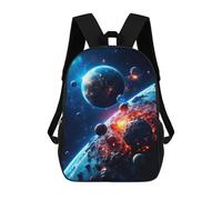 sinyumoney 3D Printing Kids Backpack Small Cosmic Flashes Daypacks Book Bag Fashion Book Bag Casual Daypacks for School Boys And Girls 17inch