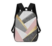 sinyumoney 3D Printing Modern Textures XIX Children School Backpacks Boys Bookbags Big Capacity Bookbag Travel Backpack Daypacks 17inch