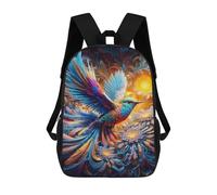 sinyumoney 3D Printing Symphony of Flight Children School Backpacks Boys Bookbags Big Capacity Bookbag Travel Backpack Daypacks 17inch