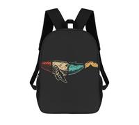sinyumoney 3D Printing Whale Fish Children School Backpacks Boys Bookbags Big Capacity Bookbag Travel Backpack Daypacks 17inch