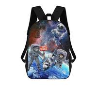 sinyumoney 3D Space Cats for Sale Kid's Backpack Waterproof School Bag Bookbag Cute Rucksacks Fashion Casual Schoolbag for Kids for Girl Boy School 17inch