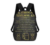sinyumoney 4Girls 05 Quotes 05 Backpack 3D Printed Boy School Backpack Casual Daypack Lightweight Rucksack for Middle School Students 17inch