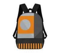 sinyumoney 4Girls Abstraction C Backpack 3D Printed Boy School Backpack Casual Daypack Lightweight Rucksack for Middle School Students 17inch