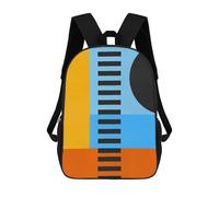 sinyumoney 4Girls Abstraction F Backpack 3D Printed Boy School Backpack Casual Daypack Lightweight Rucksack for Middle School Students 17inch