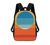 sinyumoney 4Girls Abstraction G Backpack 3D Printed Boy School Backpack Casual Daypack Lightweight Rucksack for Middle School Students 17inch