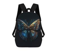 sinyumoney 4Girls Ancient Butterfly Backpack 3D Printed Boy School Backpack Casual Daypack Lightweight Rucksack for Middle School Students 17inch