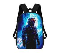 sinyumoney 4Girls Astronaut in Space -89 Backpack 3D Printed Boy School Backpack Casual Daypack Lightweight Rucksack for Middle School Students 17inch