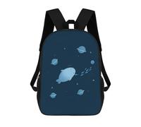 sinyumoney 4Girls Baby Whale Backpack 3D Printed Boy School Backpack Casual Daypack Lightweight Rucksack for Middle School Students 17inch
