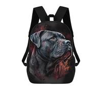 sinyumoney 4Girls Cane Corso Forest Backpack 3D Printed Boy School Backpack Casual Daypack Lightweight Rucksack for Middle School Students 17inch
