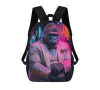 sinyumoney 4Girls Capo Kong - King of The Concrete Jungle Backpack 3D Printed Boy School Backpack Casual Daypack Lightweight Rucksack for Middle School Students 17inch