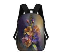 sinyumoney 4Girls Colorful Flowers 681 Backpack 3D Printed Boy School Backpack Casual Daypack Lightweight Rucksack for Middle School Students 17inch