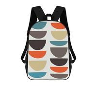 sinyumoney 4Girls Colorful X Backpack 3D Printed Boy School Backpack Casual Daypack Lightweight Rucksack for Middle School Students 17inch