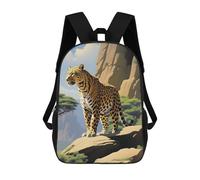 sinyumoney 4Girls Colossal Tiger Backpack 3D Printed Boy School Backpack Casual Daypack Lightweight Rucksack for Middle School Students 17inch