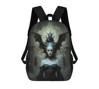 sinyumoney 4Girls Dragon Queen Backpack 3D Printed Boy School Backpack Casual Daypack Lightweight Rucksack for Middle School Students 17inch