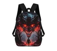 sinyumoney 4Girls Dragon's Fiery Gaze -1 Backpack 3D Printed Boy School Backpack Casual Daypack Lightweight Rucksack for Middle School Students 17inch