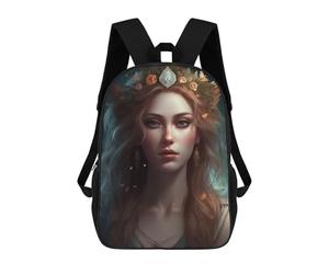 sinyumoney 4Girls Eir Backpack 3D Printed Boy School Backpack Casual Daypack Lightweight Rucksack for Middle School Students 17inch