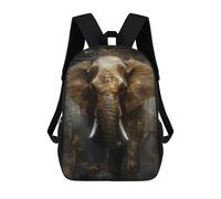 sinyumoney 4Girls Elephant Sweet Backpack 3D Printed Boy School Backpack Casual Daypack Lightweight Rucksack for Middle School Students 17inch