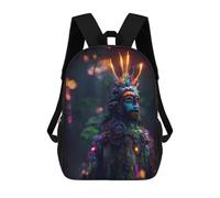 sinyumoney 4Girls Enchanted Forest Guardian -4 Backpack 3D Printed Boy School Backpack Casual Daypack Lightweight Rucksack for Middle School Students 17inch