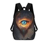 sinyumoney 4Girls Eye of The Phoenix Backpack 3D Printed Boy School Backpack Casual Daypack Lightweight Rucksack for Middle School Students 17inch