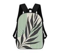 sinyumoney 4Girls Floral And Tropical 06 Backpack 3D Printed Boy School Backpack Casual Daypack Lightweight Rucksack for Middle School Students 17inch