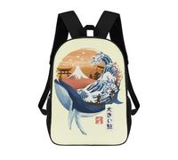 sinyumoney 4Girls Funny Animal Backpack 3D Printed Boy School Backpack Casual Daypack Lightweight Rucksack for Middle School Students 17inch
