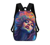 sinyumoney 4Girls Girl No2 Backpack 3D Printed Boy School Backpack Casual Daypack Lightweight Rucksack for Middle School Students 17inch