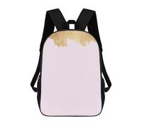sinyumoney 4Girls Golden Art I Backpack 3D Printed Boy School Backpack Casual Daypack Lightweight Rucksack for Middle School Students 17inch