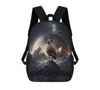 sinyumoney 4Girls Goose Mythical Creatures Backpack 3D Printed Boy School Backpack Casual Daypack Lightweight Rucksack for Middle School Students 17inch