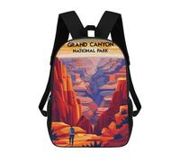 sinyumoney 4Girls Grand Canyon Majesty Backpack 3D Printed Boy School Backpack Casual Daypack Lightweight Rucksack for Middle School Students 17inch