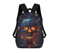 sinyumoney 4Girls Halloween VII Backpack 3D Printed Boy School Backpack Casual Daypack Lightweight Rucksack for Middle School Students 17inch