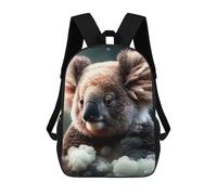 sinyumoney 4Girls Koala in Clouds -2 Backpack 3D Printed Boy School Backpack Casual Daypack Lightweight Rucksack for Middle School Students 17inch