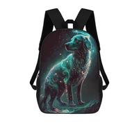 sinyumoney 4Girls Labrador Retriever Dog Backpack 3D Printed Boy School Backpack Casual Daypack Lightweight Rucksack for Middle School Students 17inch
