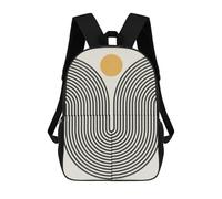 sinyumoney 4Girls Marble Collage 07 Backpack 3D Printed Boy School Backpack Casual Daypack Lightweight Rucksack for Middle School Students 17inch
