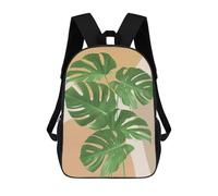 sinyumoney 4Girls Minimalist Floral 71 Backpack 3D Printed Boy School Backpack Casual Daypack Lightweight Rucksack for Middle School Students 17inch