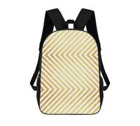 sinyumoney 4Girls Minimalist Geometry XIX Backpack 3D Printed Boy School Backpack Casual Daypack Lightweight Rucksack for Middle School Students 17inch